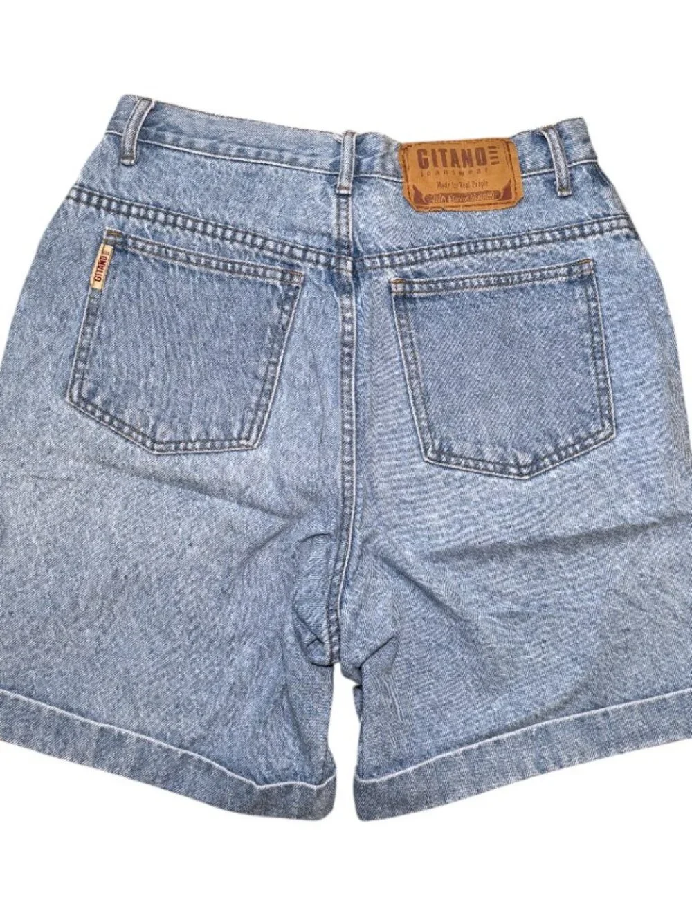 Vintage 80s 90s Gitano High Rise Denim Jean Mom Shorts 6